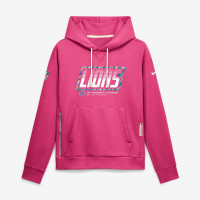 Женская толстовка Detroit Lions Nike 2026 NFL Crucial Catch Sideline Standard Issue Dri-FIT - Pink