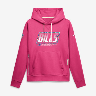 Женская толстовка Buffalo Bills Nike 2026 NFL Crucial Catch Sideline Standard Issue Dri-FIT - Pink