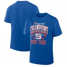 New York Giants Fanatics Royal 4x Super Bowl Champions T-Shirt