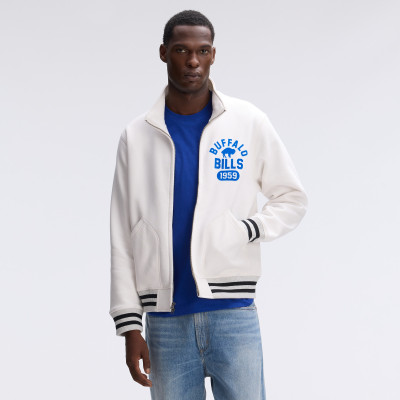 Куртка Buffalo Bills Fanatics Oatmeal IconicFleece Full-Zip