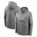 Super Bowl LX Nike Heather Gray Club Hoodie
