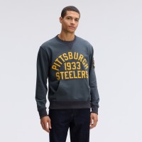 Pittsburgh Steelers Fanatics Charcoal IconicFleece Pocket Sweatshirt