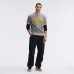 Pittsburgh Steelers Fanatics Athletic Heather Gray IconicFleece Short Sleeve Sweatshirt
