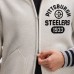 Pittsburgh Steelers Fanatics Oatmeal IconicFleece Full-Zip Jacket