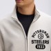 Pittsburgh Steelers Fanatics Oatmeal IconicFleece Full-Zip Jacket
