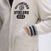 Pittsburgh Steelers Fanatics Oatmeal IconicFleece Full-Zip Jacket