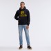 Pittsburgh Steelers Fanatics Black IconicFleece Flocked Hoodie