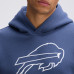 Толстовка Buffalo Bills Fanatics Royal IconicFleece Flocked