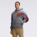 San Francisco 49ers Fanatics Athletic Heather Gray IconicFleece Letterman Hoodie