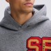 San Francisco 49ers Fanatics Athletic Heather Gray IconicFleece Letterman Hoodie