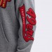San Francisco 49ers Fanatics Athletic Heather Gray IconicFleece Letterman Hoodie