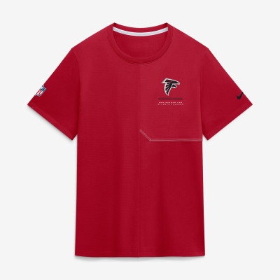 Atlanta Falcons Nike Red Sideline UV Dri-FIT Coaches Shirt