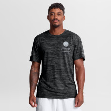 Футболка Pittsburgh Steelers Nike Black Sideline Double Covered Dri-FIT Velocity Футболка Pittsburgh Steelers Nike Black Sideline Double Covered Dri-FIT Velocity