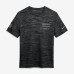 Футболка Carolina Panthers Nike Black Sideline Double Covered Dri-FIT Velocity