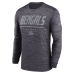 Футболка с длинным рукавом Cincinnati Bengals Nike Black Sideline Offensive Transition Velocity Dri-FIT