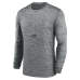 Футболка с длинным рукавом Buffalo Bills Nike Gray Sideline Offensive Transition Velocity Dri-FIT