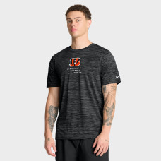 Футболка Cincinnati Bengals Nike Black Velocity Ball Carrier Dri-FIT