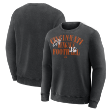 Свитшот Cincinnati Bengals Fanatics Black Halftime Lead Relaxed Heavyweight French Terry Свитшот Cincinnati Bengals Fanatics Black Halftime Lead Relaxed Heavyweight French Terry
