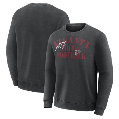 Свитшот Atlanta Falcons Fanatics Black Halftime Lead Relaxed Heavyweight French Terry