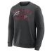 Свитшот Atlanta Falcons Fanatics Black Halftime Lead Relaxed Heavyweight French Terry