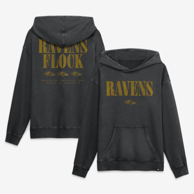 Толстовка Baltimore Ravens Fanatics Black Relaxed Intense Rivalry French Terry