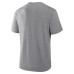 Футболка Cincinnati Bengals Fanatics Heather Gray Tribute Direct Handoff Tri-Blend
