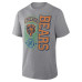Футболка Chicago Bears Fanatics Heather Gray Tribute Direct Handoff Tri-Blend
