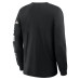 Футболка с длинным рукавом Baltimore Ravens Fanatics Black Checkdown Pass