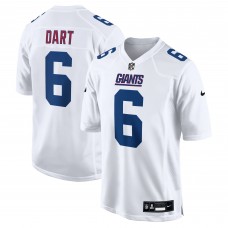 New York Giants Jaxson Dart Nike Tundra White Fashion Game Jersey