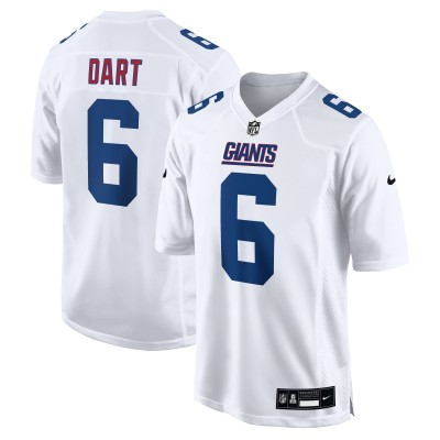 New York Giants Jaxson Dart Nike Tundra White Fashion Game Jersey