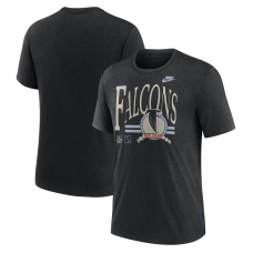 Футболка Atlanta Falcons Nike Heather Black Rewind Tri-Blend Футболка Atlanta Falcons Nike Heather Black Rewind Tri-Blend