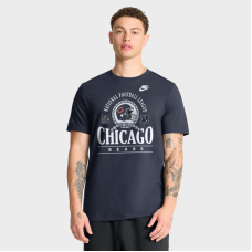 Футболка Chicago Bears Nike Navy Rewind Team Spirit Essential Cotton Футболка Chicago Bears Nike Navy Rewind Team Spirit Essential Cotton