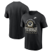 Футболка Pittsburgh Steelers Nike Black Rewind Team Spirit Essential Cotton