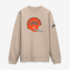 Свитшот Cincinnati Bengals Nike Sand I-Formation Rewind Club Crew Свитшот Cincinnati Bengals Nike Sand I-Formation Rewind Club Crew