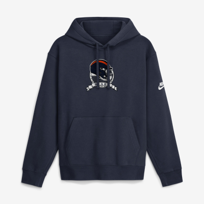 Толстовка Chicago Bears Nike Navy Short Pass Rewind Club Fleece