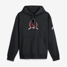 Толстовка Atlanta Falcons Nike Black Short Pass Rewind Club Fleece