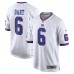 New York Giants Jaxson Dart Nike White Alternate Vintage White Game Jersey
