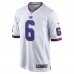 New York Giants Jaxson Dart Nike White Alternate Vintage White Game Jersey