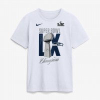Seattle Seahawks Nike White Super Bowl LX Champions Lombardi Trophy T-Shirt