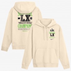 Seattle Seahawks Nike Natural Super Bowl LX Champions Long Ball Club Fleece Hoodie