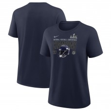 Женская Seattle Seahawks Nike College Navy 2025 NFC Champions Helmet T-Shirt Женская Seattle Seahawks Nike College Navy 2025 NFC Champions Helmet T-Shirt