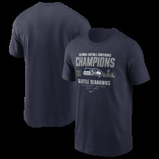Seattle Seahawks Nike College Navy 2025 NFC Champions Team Nation T-Shirt Seattle Seahawks Nike College Navy 2025 NFC Champions Team Nation T-Shirt