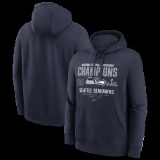 Seattle Seahawks Nike College Navy 2025 NFC Champions Team Nation Hoodie Seattle Seahawks Nike College Navy 2025 NFC Champions Team Nation Hoodie