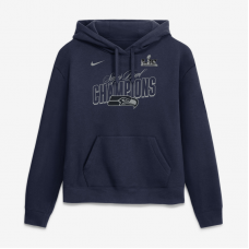 Женская футболка Seattle Seahawks Nike College Navy Super Bowl LX Champions Epic Showdown Hoodie Женская футболка Seattle Seahawks Nike College Navy Super Bowl LX Champions Epic Showdown Hoodie