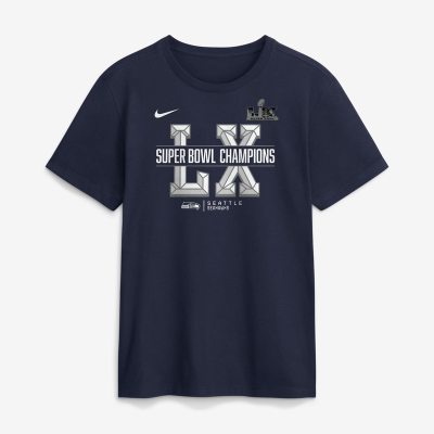 Футболка Seattle Seahawks Nike College Navy Super Bowl LX Champions Sacrifice 