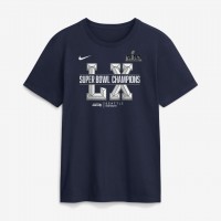 Seattle Seahawks Nike College Navy Super Bowl LX Champions Sacrifice T-Shirt