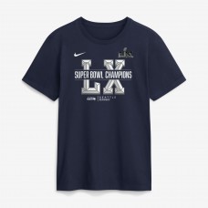 Seattle Seahawks Nike College Navy Super Bowl LX Champions Sacrifice T-Shirt