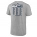 New England Patriots Fanatics Heather Gray Super Bowl LX Roster T-Shirt
