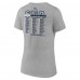 Женская Seattle Seahawks Fanatics Heather Gray Super Bowl LX Roster V-Neck T-Shirt