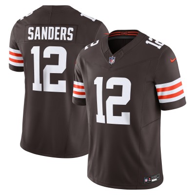 Джерси Cleveland Browns Shedeur Sanders Nike Brown Team Vapor F.U.S.E. Limited